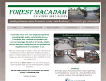 Tablet Screenshot of forestmacadam.co.uk